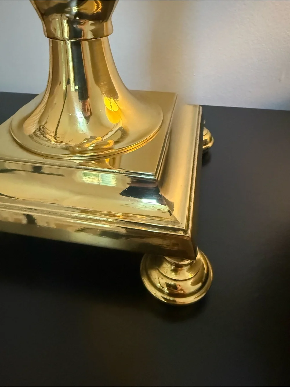 MCM vintage Brass Barley Twist Candle Holder